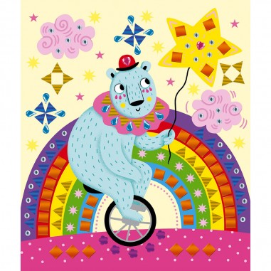 Kit Créatif - Strass et Stickers c'est la Fête ! : Sable, Paillettes, Dorure & Strass - Janod