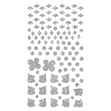 Kit Créatif - Strass et Stickers Couronnes : Sable, Paillettes, Dorure & Strass - Janod