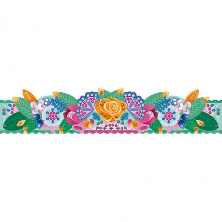 Kit Créatif - Strass et Stickers Couronnes : Sable, Paillettes, Dorure & Strass - Janod