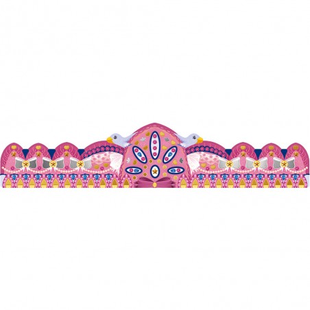 Kit Créatif - Strass et Stickers Couronnes : Sable, Paillettes, Dorure & Strass - Janod
