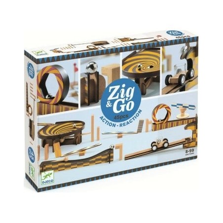 Parcours de Dominos Circuit de Billes Zig&Go Djeco