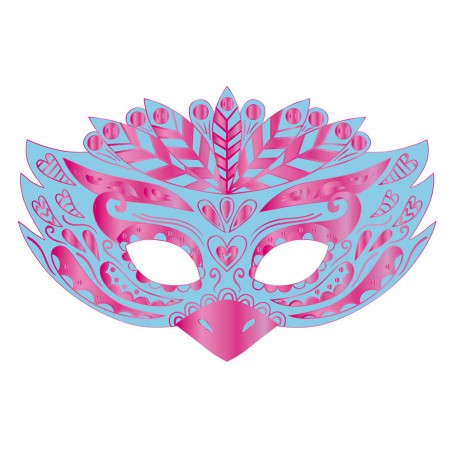 Kit Créatif - Scratch Art Masques De Fête : Cartes à gratter - Janod