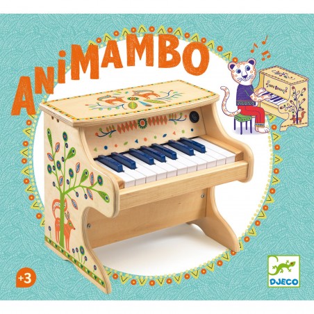 Instrument de musique pour enfant - Piano électronique en bois - Djéco - La  Maison de Zazou