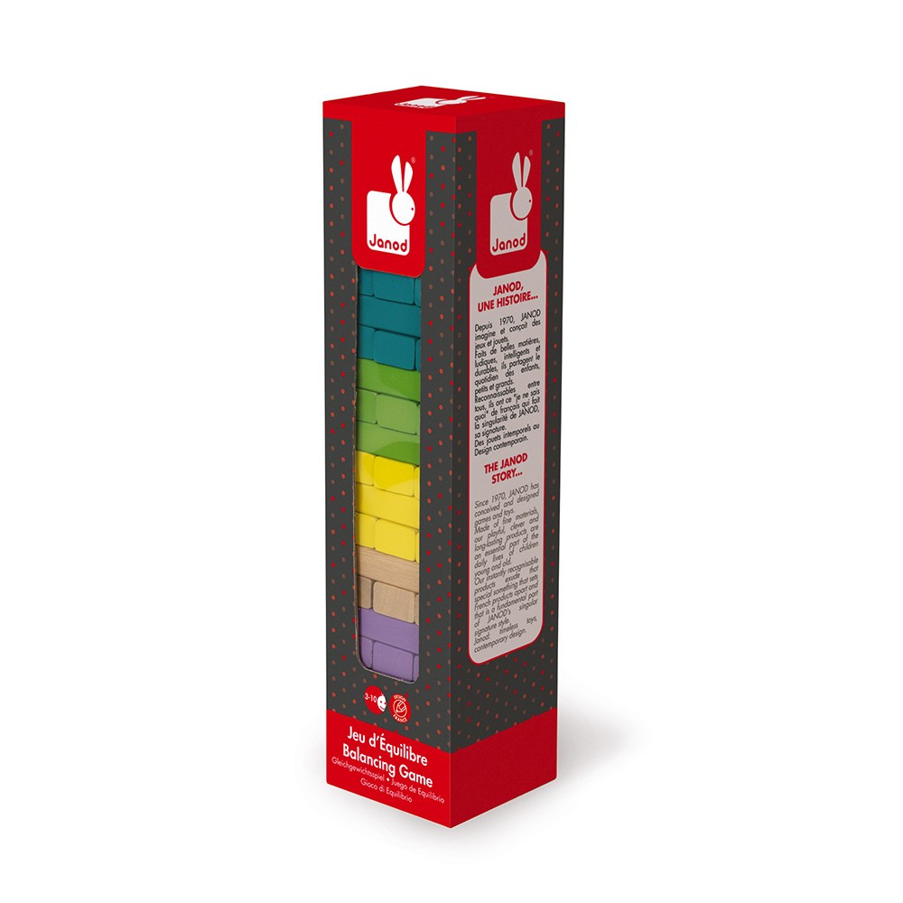 Janod Equilibloc Color bois