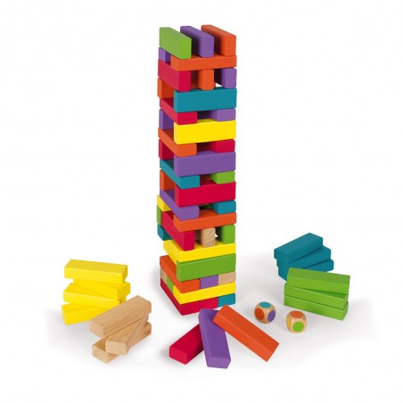 Jeu d'adresse en bois - Equilibloc , jeu de sociéte enfant - Janod