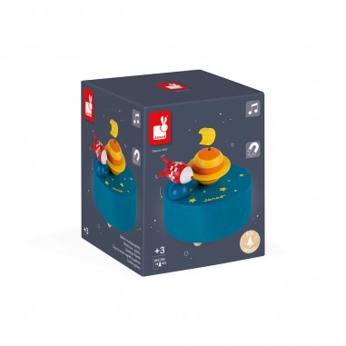 Boite à musique ronde Galaxy - Décoration chambre d'enfant - Janod