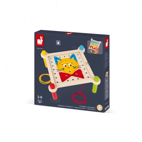 Le Laçage - Essentiel - bois - : Jeux d'adresse - Janod