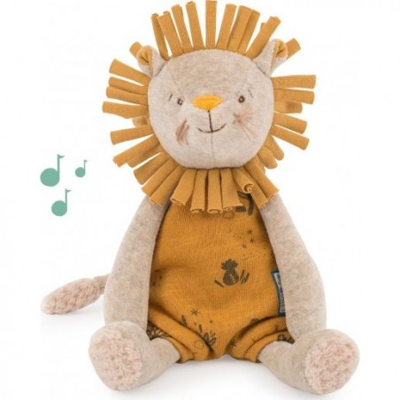 Peluche musicale Moulin Roty "Paprika le Lion" - Sous mon Baobab