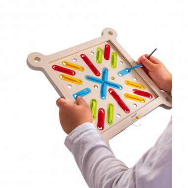 Le Laçage - Essentiel - bois - : Jeux d'adresse - Janod