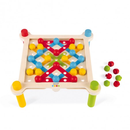 Le Laçage - Essentiel - bois - : Jeux d'adresse - Janod