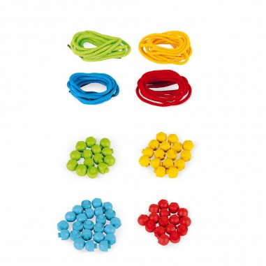 Le Laçage - Essentiel - bois - : Jeux d'adresse - Janod