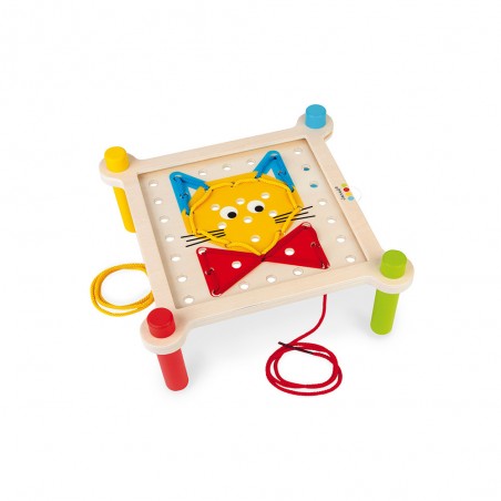 Le Laçage - Essentiel - bois - : Jeux d'adresse - Janod