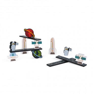 Jeu d'équilibre pour enfant en bois - Jouet d'adresse espace - Janod