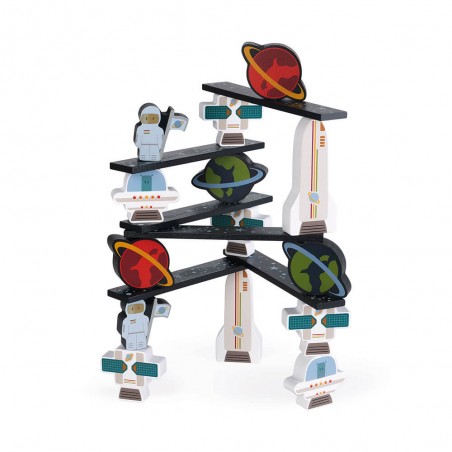 Jeu d'équilibre pour enfant en bois - Jouet d'adresse espace - Janod