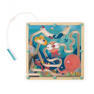 Labyrinthe à billes - Océan - : jouets, déco, puériculture - Janod