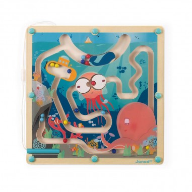 Labyrinthe à billes - Océan - : jouets, déco, puériculture - Janod