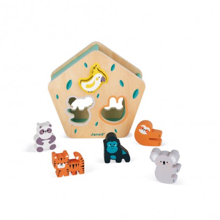 Boite à formes les animaux Wwf - Un jeu - Janod