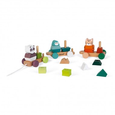 Train La balade des animaux Wwf - Un jeu - Janod