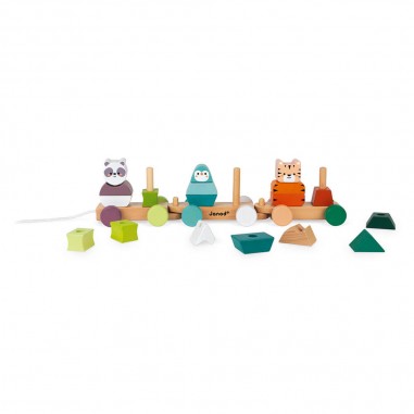 Train La balade des animaux Wwf - Un jeu - Janod