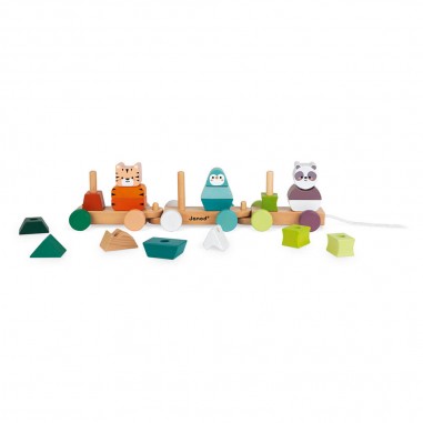 Train La balade des animaux Wwf - Un jeu - Janod