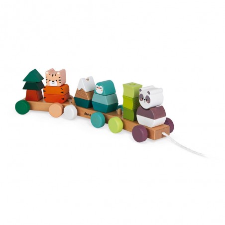 Train La balade des animaux Wwf - Un jeu - Janod