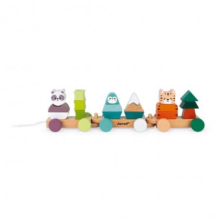 Train La balade des animaux Wwf - Un jeu - Janod