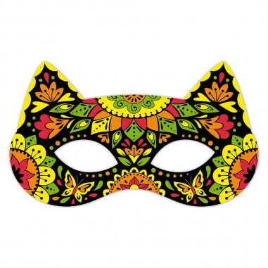Kit Créatif Masques et Crayons Fluo - Un jeu - Janod
