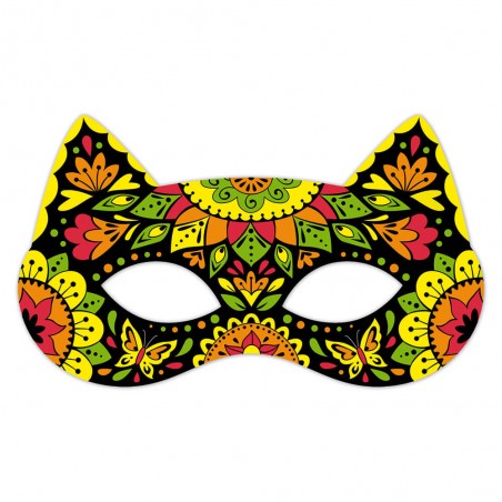 Kit Créatif Masques et Crayons Fluo - Un jeu - Janod