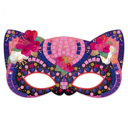 Activités manuelles pour enfant - Kit masques à décorer avec mosaïques - Janod