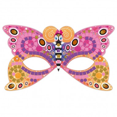 Activités manuelles pour enfant - Kit masques à décorer avec mosaïques - Janod