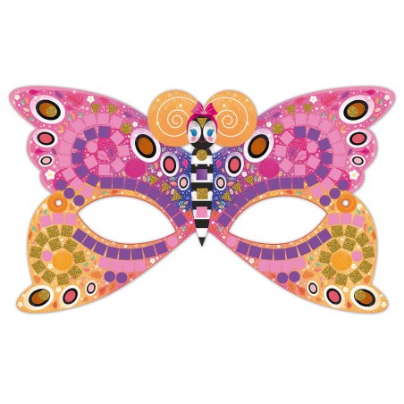 Activités manuelles pour enfant - Kit masques à décorer avec mosaïques - Janod