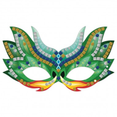 Activités manuelles pour enfant - Kit masques à décorer avec mosaïques - Janod