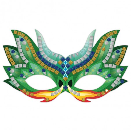 Activités manuelles pour enfant - Kit masques à décorer avec mosaïques - Janod