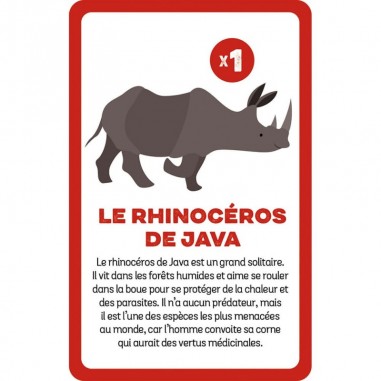 Cherche et trouve Animaux menacés - Jeu de société enfant - Janod