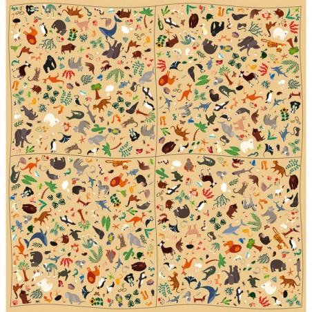 Cherche et trouve Animaux menacés - Jeu de société enfant - Janod