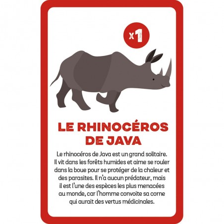 Cherche et trouve Animaux menacés - Jeu de société enfant - Janod