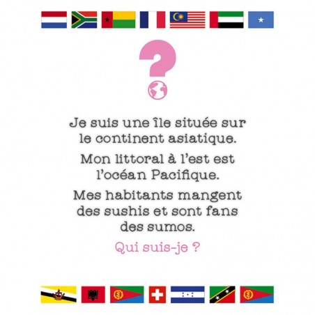 Cherche et trouve Les drapeaux - Jeu de société enfant - Janod