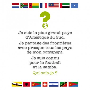 Cherche et trouve Les drapeaux - Jeu de société enfant - Janod