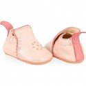 Croqblu Rose Baba Rosy - Chaussons semelle souple Filles - Easy Peasy 