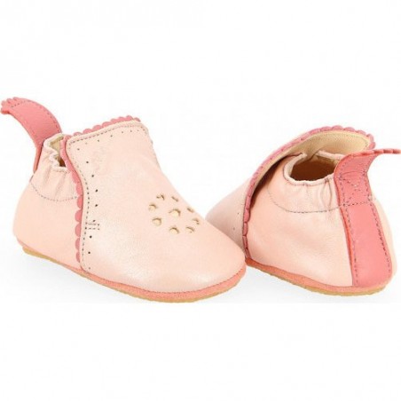 Croqblu Rose Baba Rosy - Chaussons semelle souple Filles