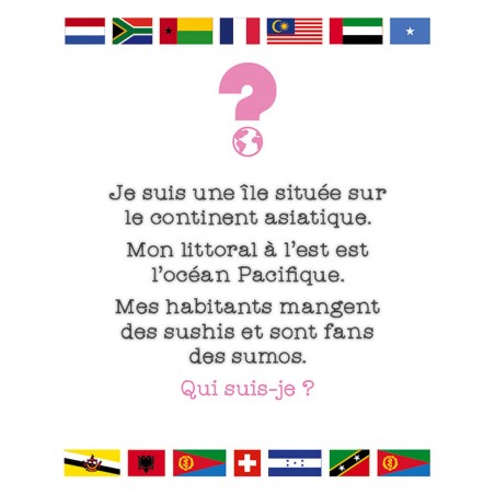 Cherche et trouve Les drapeaux - Jeu de société enfant - Janod