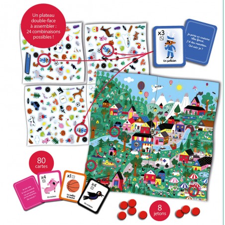 Cherche et trouve Les couleurs - Jeu de société enfant - Janod