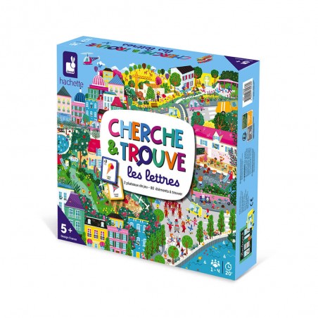 Cherche et trouve Les lettres - Jeu de société enfant - Janod