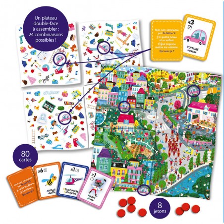 Cherche et trouve Les lettres - Jeu de société enfant - Janod
