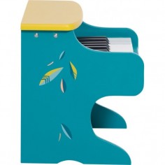 Piano électrique en bois pour enfant "Le Voyage d'Olga" - Moulin Roty 2
