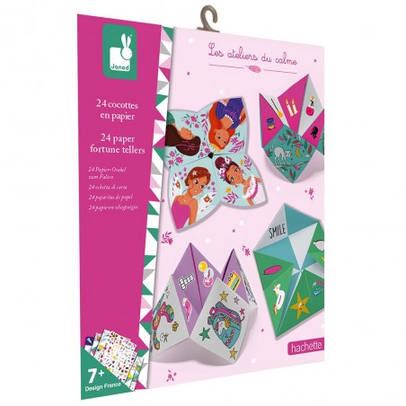 Activités manuelles pour enfant - Kit création pliage cocottes papier - Janod
