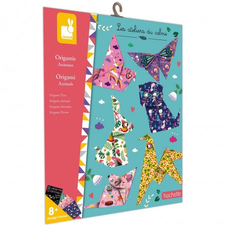 Activités manuelles pour enfant - Kit création origami animaux papier - Janod