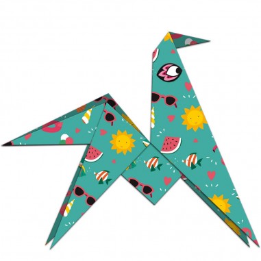 Activités manuelles pour enfant - Kit création origami animaux papier - Janod