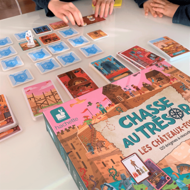 Jeu chasse au trésor - Jeu de société Châteaux Forts pour enfant - Janod