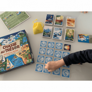 Jeu chasse au trésor - Jeu de société découverte du monde enfant - Janod